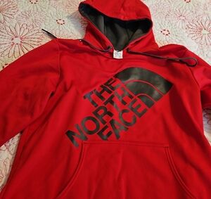 The North Face Scarlet Hoodie with Black Logo
